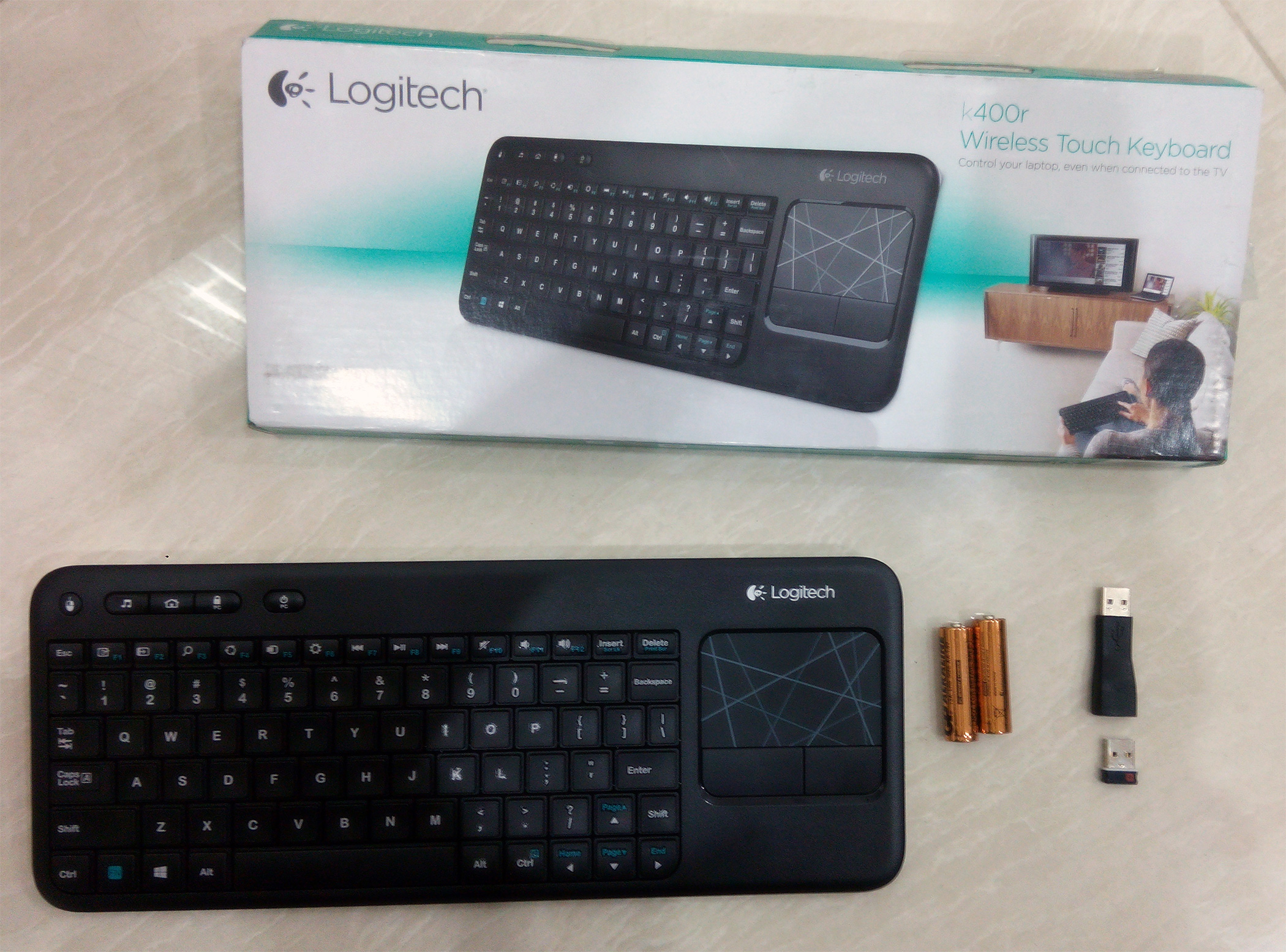 Quick Logitech Wireless Touch Keyboard K400R – Setiadi
