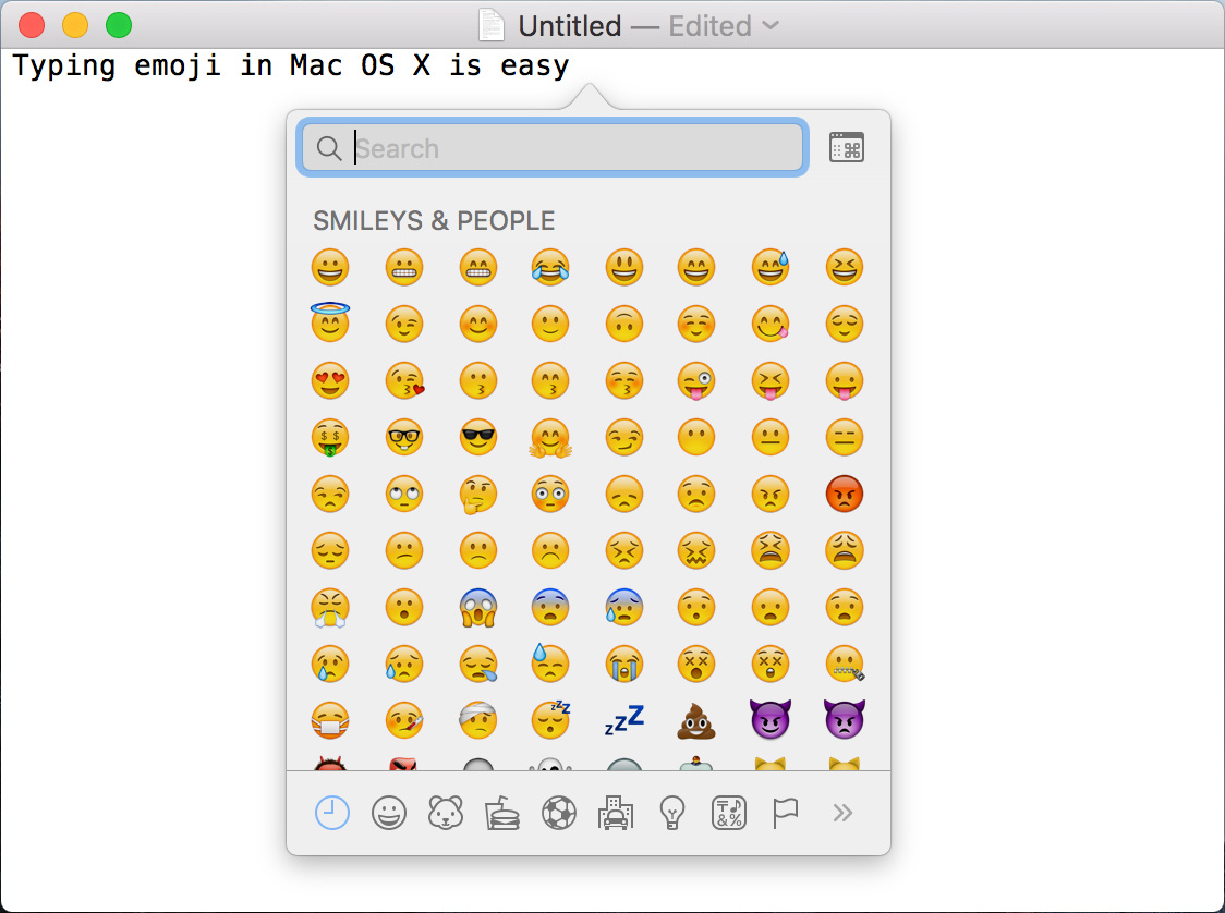 Emoji type